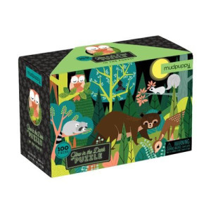 Mudpuppy Puzzle świecące w ciemności W lesie 100 elementów