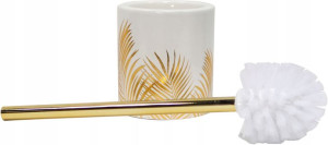 Szczotka do WC ceramiczna ORBELLA WHITE GOLD