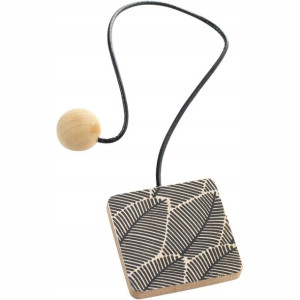 Spinka do firan klips 1 szt. LEAF BLACK