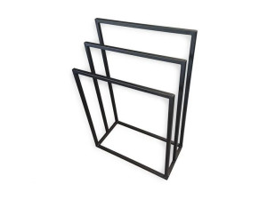 Stojak na ręczniki wieszak metalowy stojący loft