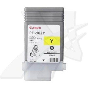 Canon oryginalny ink / tusz PFI102Y, yellow, 130ml, 0898B001, Canon iPF-500