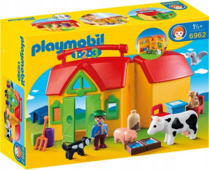 Playmobil 6962 1.2.3 Przenośne Gospodarstwo Rolne