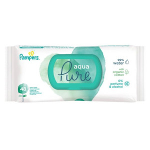 Pampers Chusteczki Nawilżane Mokre Aqua Pure 48szt