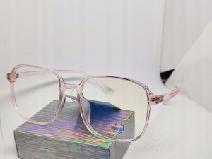4235-4 Okulary Zerówki Damskie Antyrefleksyjne;Róż