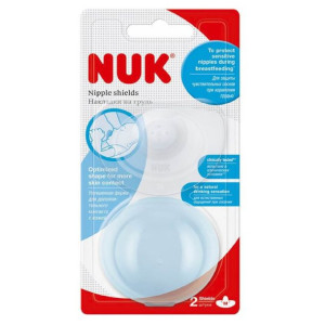Nuk Silikonowe Osłonki Na Piers 2 Szt M + Etui