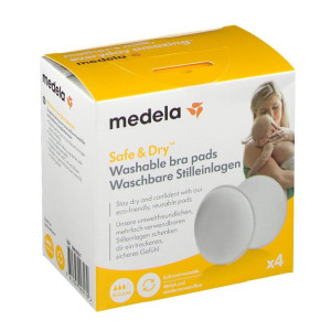 Medela Wielorazowe Wkładki Laktacyjne 4 Sztuki