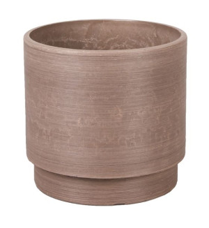 Mała Doniczka Z Recyklingu Taupe 15,6x15,6x15 Cm