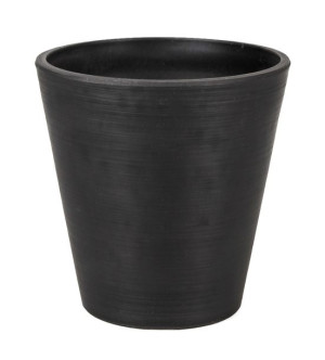 Ekologiczna Czarna Doniczka Na Kwiaty 15x15x15 Cm