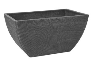 Ekologiczna Szara Donica Z Kompozytu 41x26x21 Cm