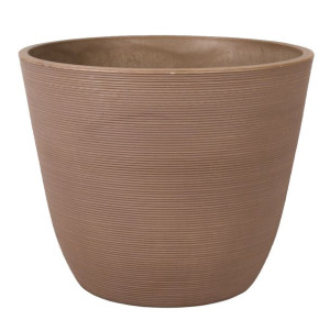 Doniczka Z Kompozytu Taupe 35x35x28 Cm