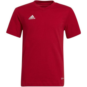 Koszulka dla dzieci adidas entrada 22 tee czerwona hc0446