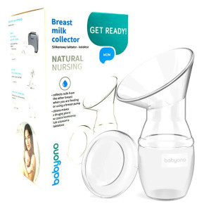 Babyono Silikonowy Kolektor Mleka Odciągacz