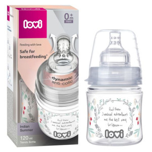 Lovi Butelka Antykolkowa 120ml + Smoczek 0m+