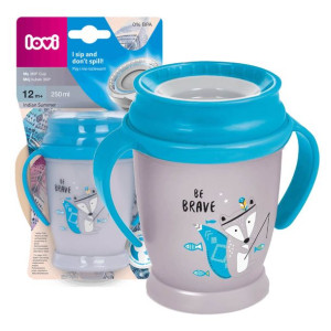 Kubek Niekapek Lovi 360 Junior 250ml 12m+
