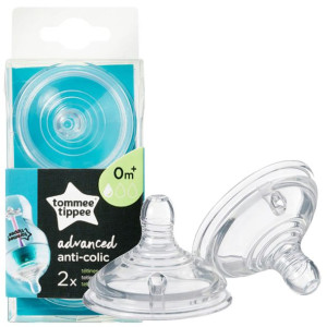 Tommee Tippee Smoczek Do Butelki Wolny 0m+ 2szt
