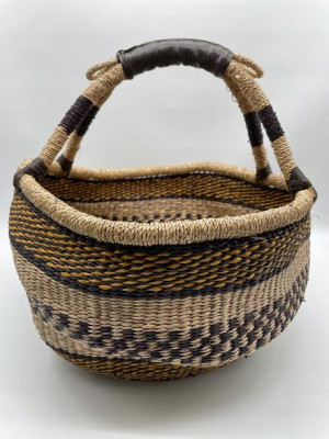 Kosz hand made BOLGA HIT BOHO afrykański brązowy