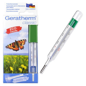 Geratherm Termometr Bezrtęciowy Szklany Lekarski