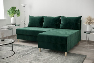 Narożnik Sofa Rogówka Funkcja Spania Bari RN02