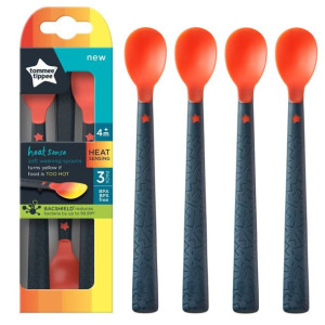 Tommee Tippee Łyżeczka Z Czujnikiem Ciepła X4 4m+