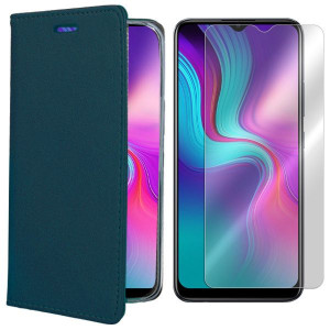 Etui Do Realme C21y Pokrowiec Magnetic + Szkło 9h