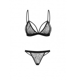 Petitenoir Set out of lace bralette and thong L