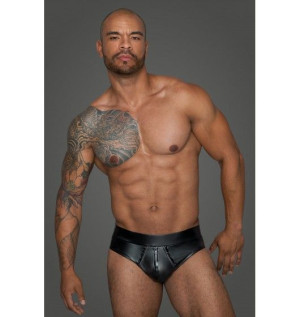 H065 Shorts with continuous zipper S