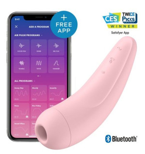 Satisfyer Curvy 2+ Pink with App incl. Bluetooth and App