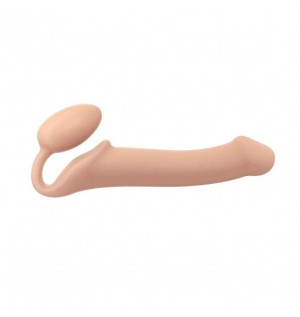 Strap-on-me Silicone bendable strap-on Flesh L