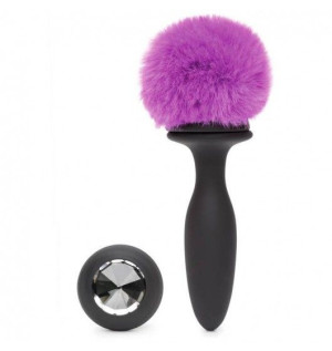 Happy Rabbit Vibrating Butt Plug Black Small