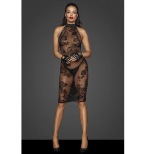 F240 Midi tulle dress with velvet straps L