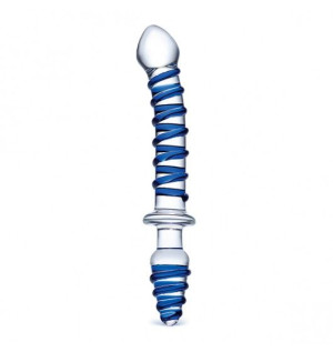 Glas - Mr. Swirly Double Ended Glass Dildo & Butt Plug