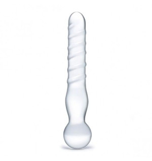 Glas - Joystick Clear Glass Dildo