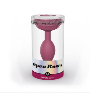 Open Roses M Plum Star