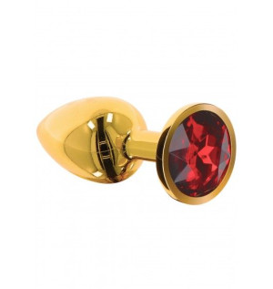Taboom Butt Plug With Diamond Jewel Gold L