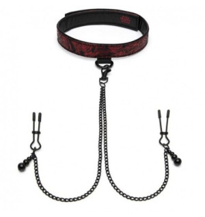 Fifty Shades of Grey Sweet Anticipation Collar Nipple Clamps