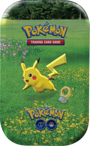 Karty Pokémon Go TCG Tin Puszka 2x booster moneta Pikachu