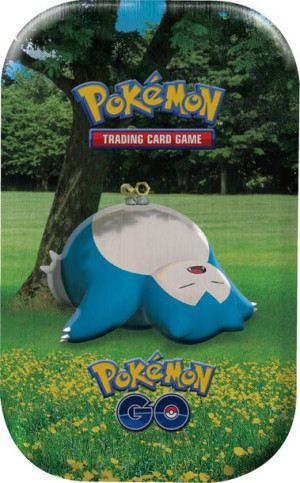 Karty Pokémon Go TCG Tin Puszka 2x booster moneta Snorlax