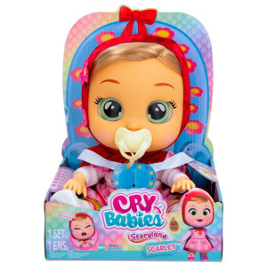 CRY BABIES SCARLET Czerwony Kapturek Płacząca lalka