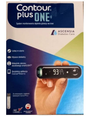 Glukometr Contour Plus +55 Pasków