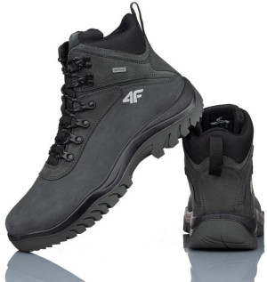 Buty Męskie 4f Trekking Wodoodporne Antracyt R-41