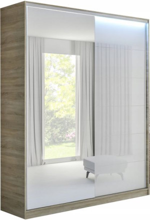 Szafa MELISSA 160 x 250 Lacobel-Lustro - SONOMA