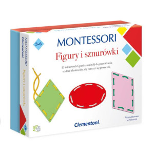 Clementoni MONTESSORI FIGURY I SZNURKI