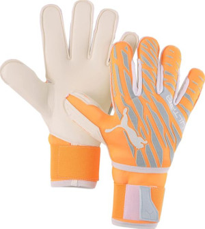 Rękawice bramkarskie Puma Ultra Grip 1 szaro-pomarańczowe 41787 05