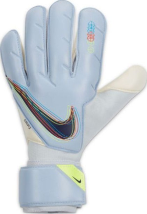 Rękawice bramkarskie Nike Goalkeeper Grip3 FA20 niebiesko-białe CN5651 548