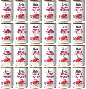 Brit Mono Protein Beef 24 x 400 g