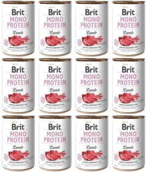 Brit Mono Protein Lamb 12 x 400 g