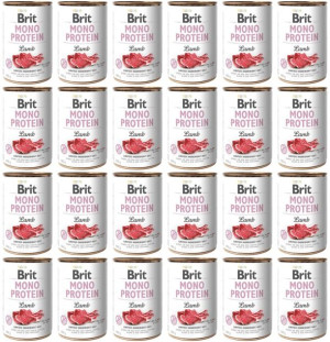 Brit Mono Protein Lamb 24 x 400 g
