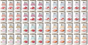 Brit Mono Protein MIX 48 puszek