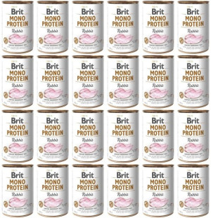 Brit Mono Protein Rabbit 24 x 400 g