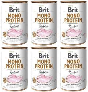 Brit Mono Protein Rabbit 6 x 400 g